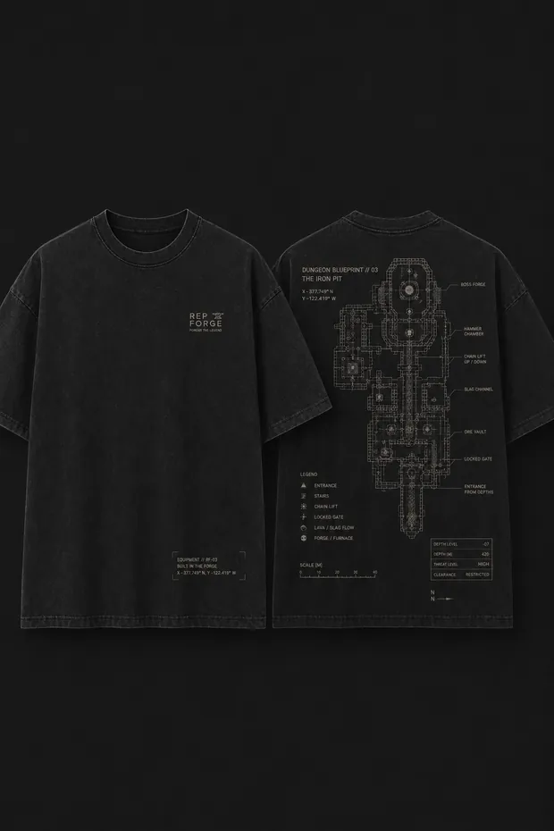 Dungeon blueprint tee
