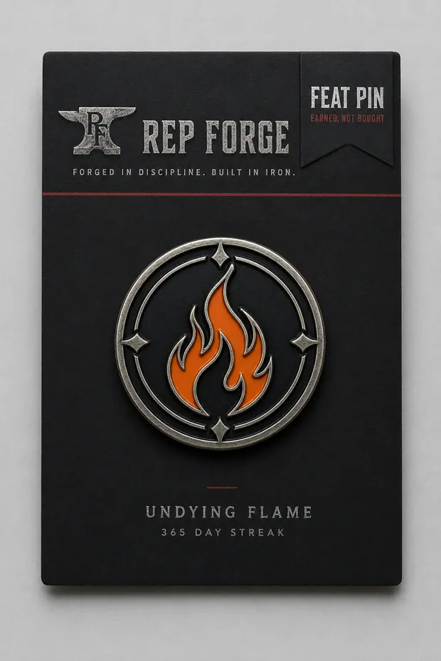 Undying Flame feat pin